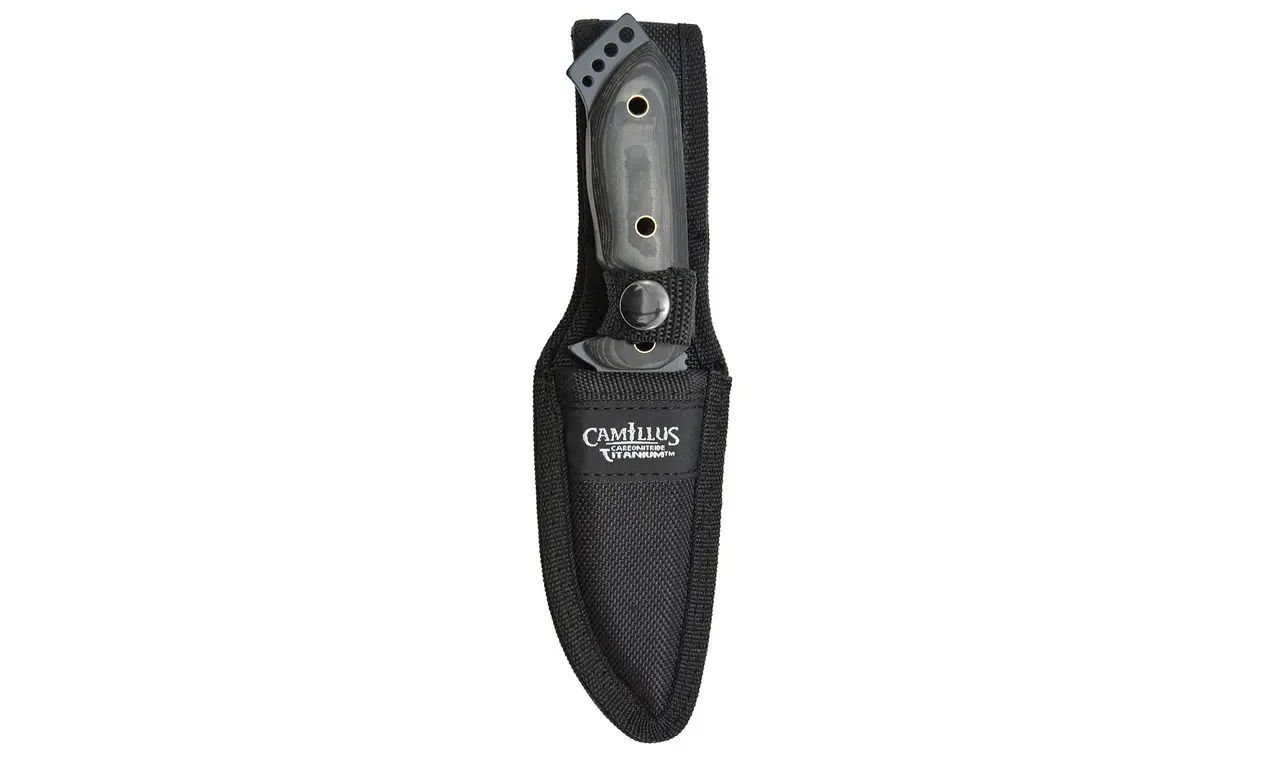 CAMILLUS 7.75″ Fixed Blade Knife, Micarta Handle